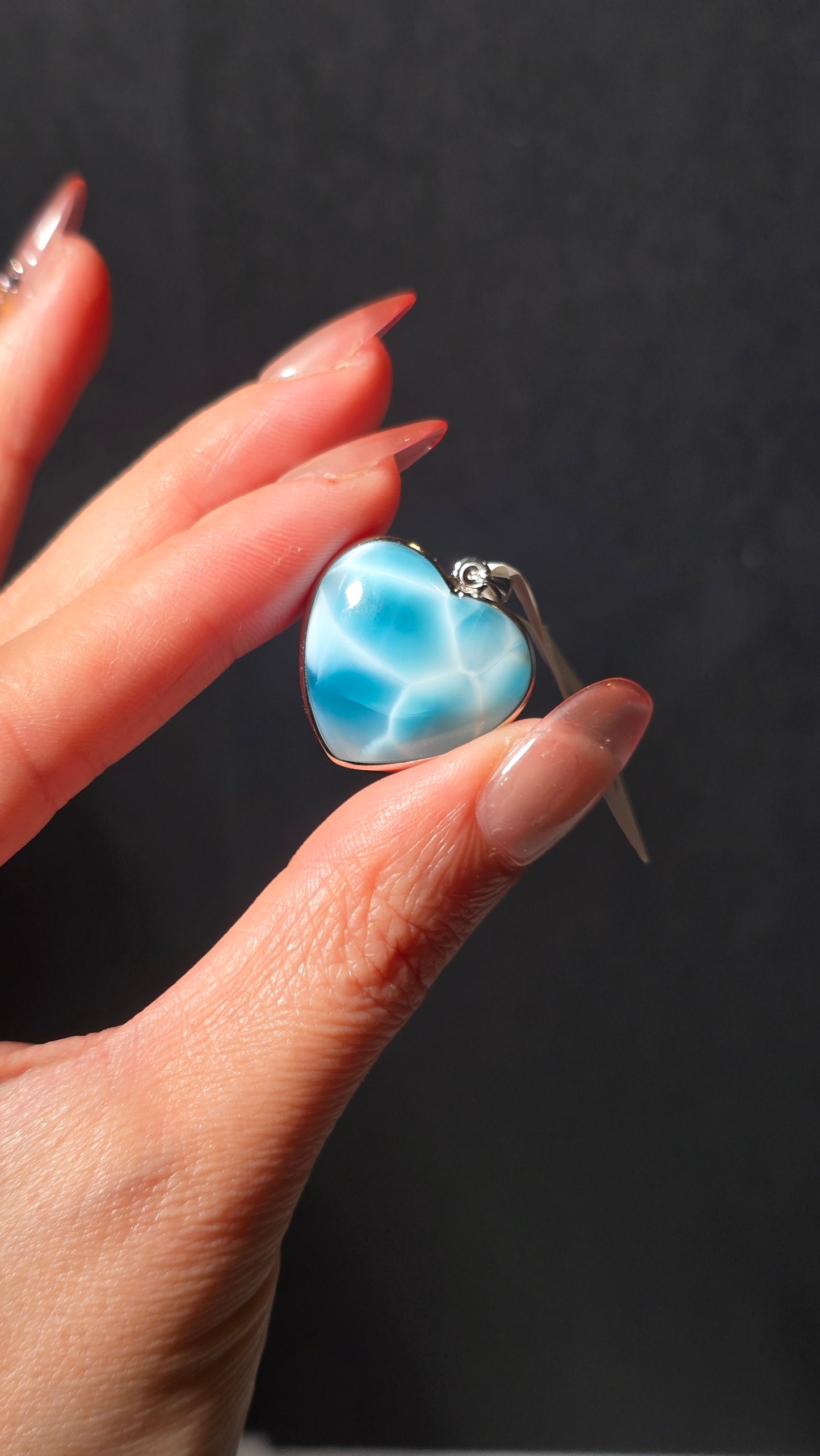 HQ Larimar Pendant from the Dominican republic