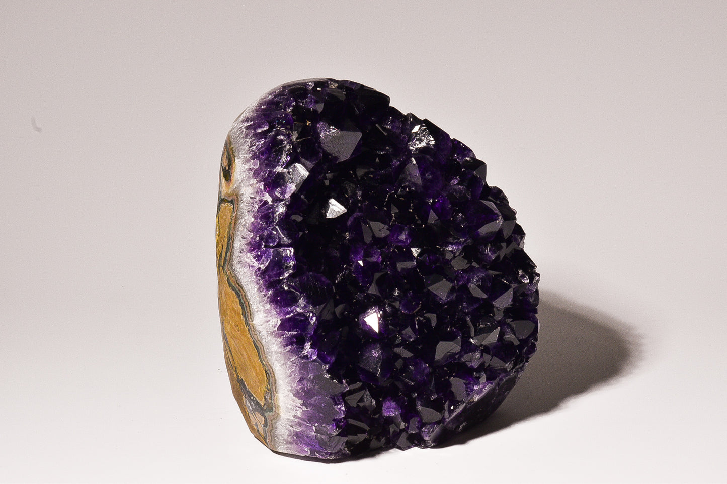 Uruguayan Amethyst natural cut base cluster