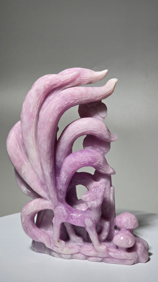 Kunzite Nine Tail Fox (Kitsune)