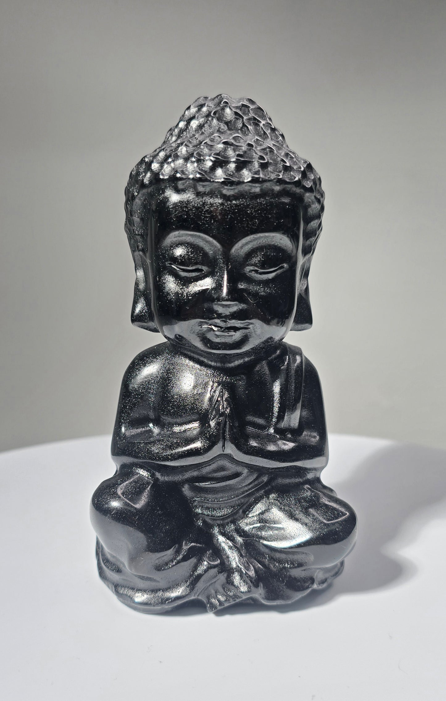 Black Obsidian Buddha