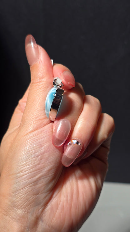 HQ Larimar Pendant from the Dominican republic