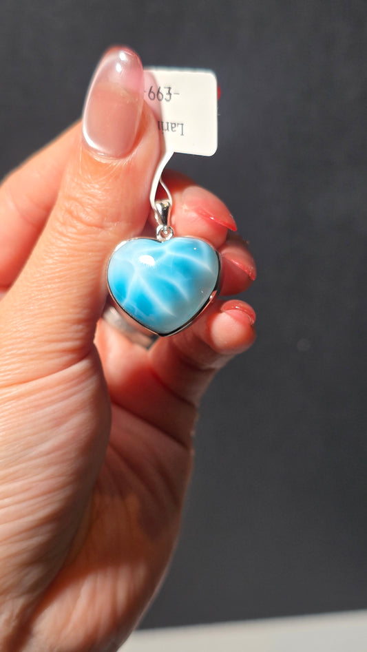 HQ Larimar Pendant from the Dominican republic