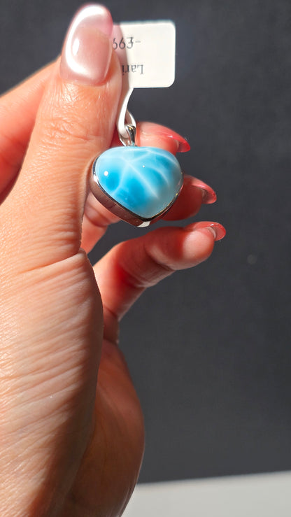 HQ Larimar Pendant from the Dominican republic