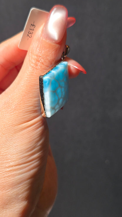 HQ Larimar Pendant from the Dominican republic