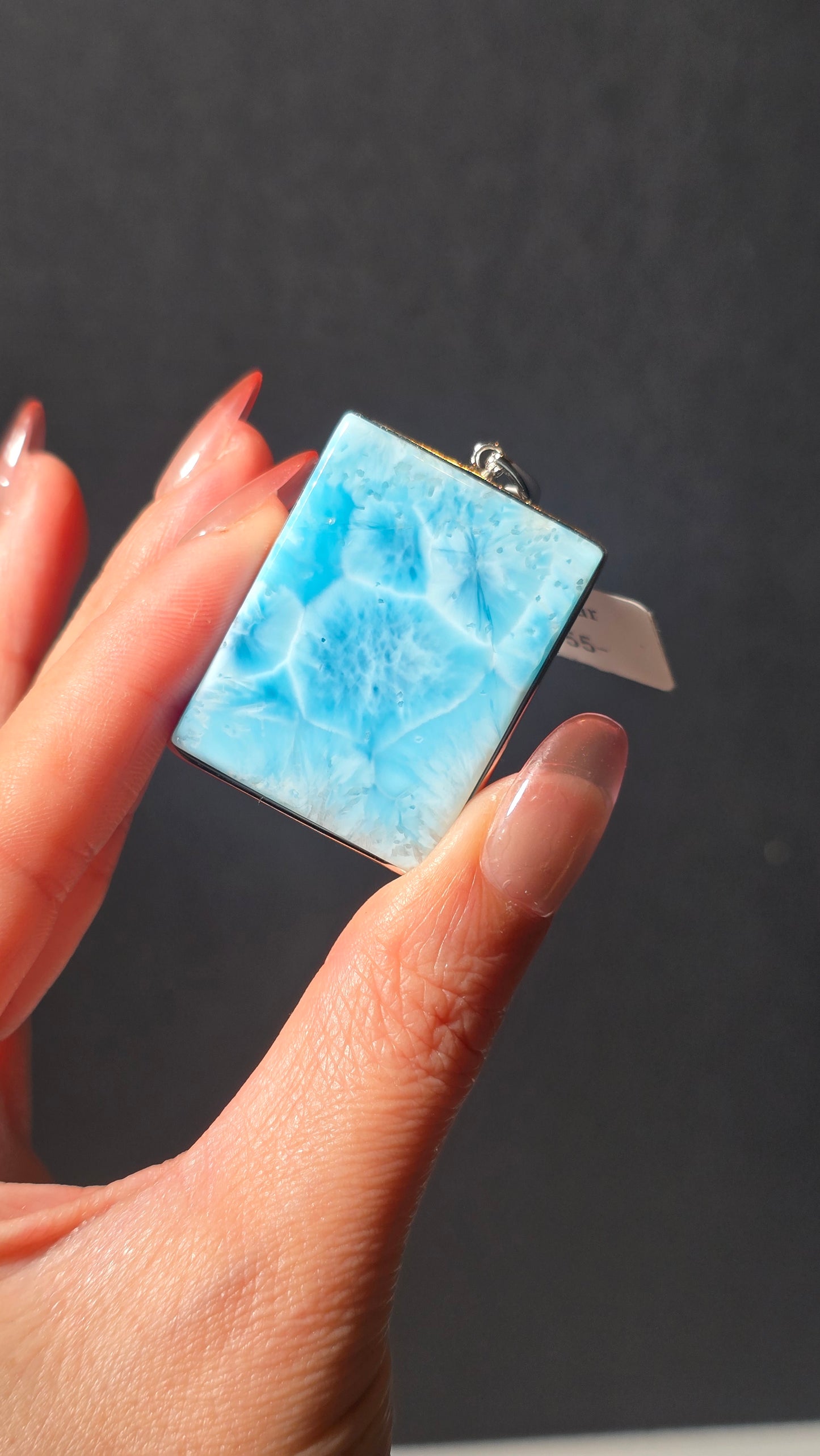 HQ Larimar Pendant from the Dominican republic