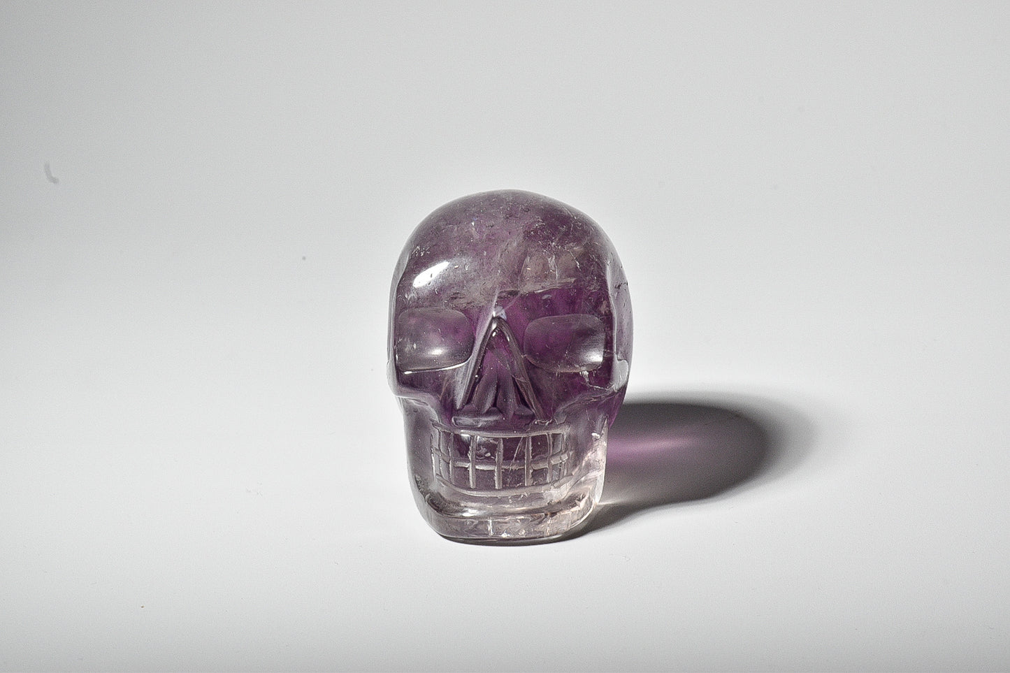 Phantom Amethyst Skull Carved