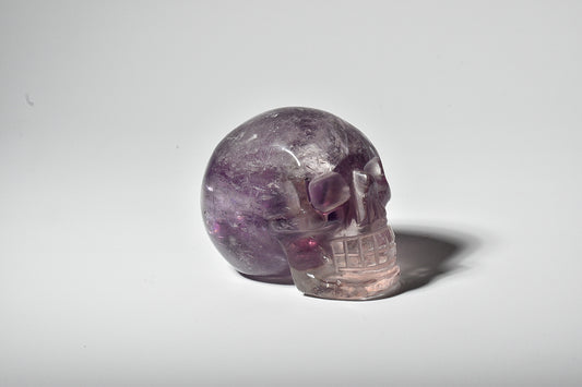 Phantom Amethyst Skull Carved