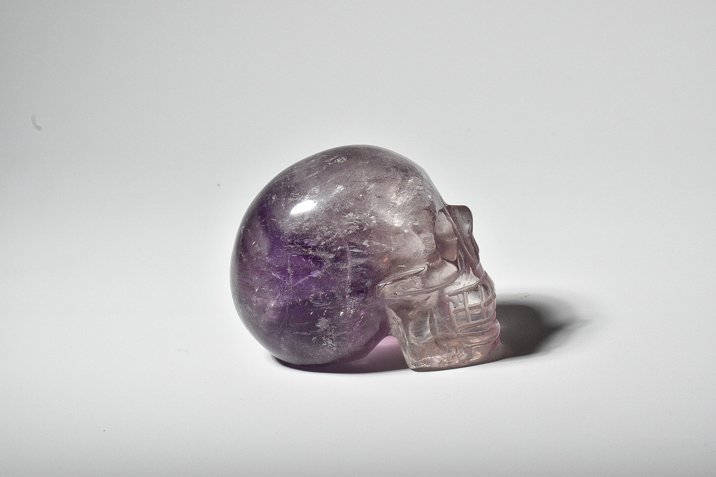 Phantom Amethyst Skull Carved