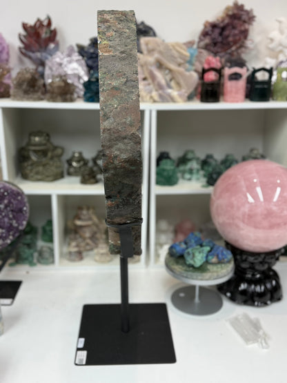 Large Amethyst statement portal on stand